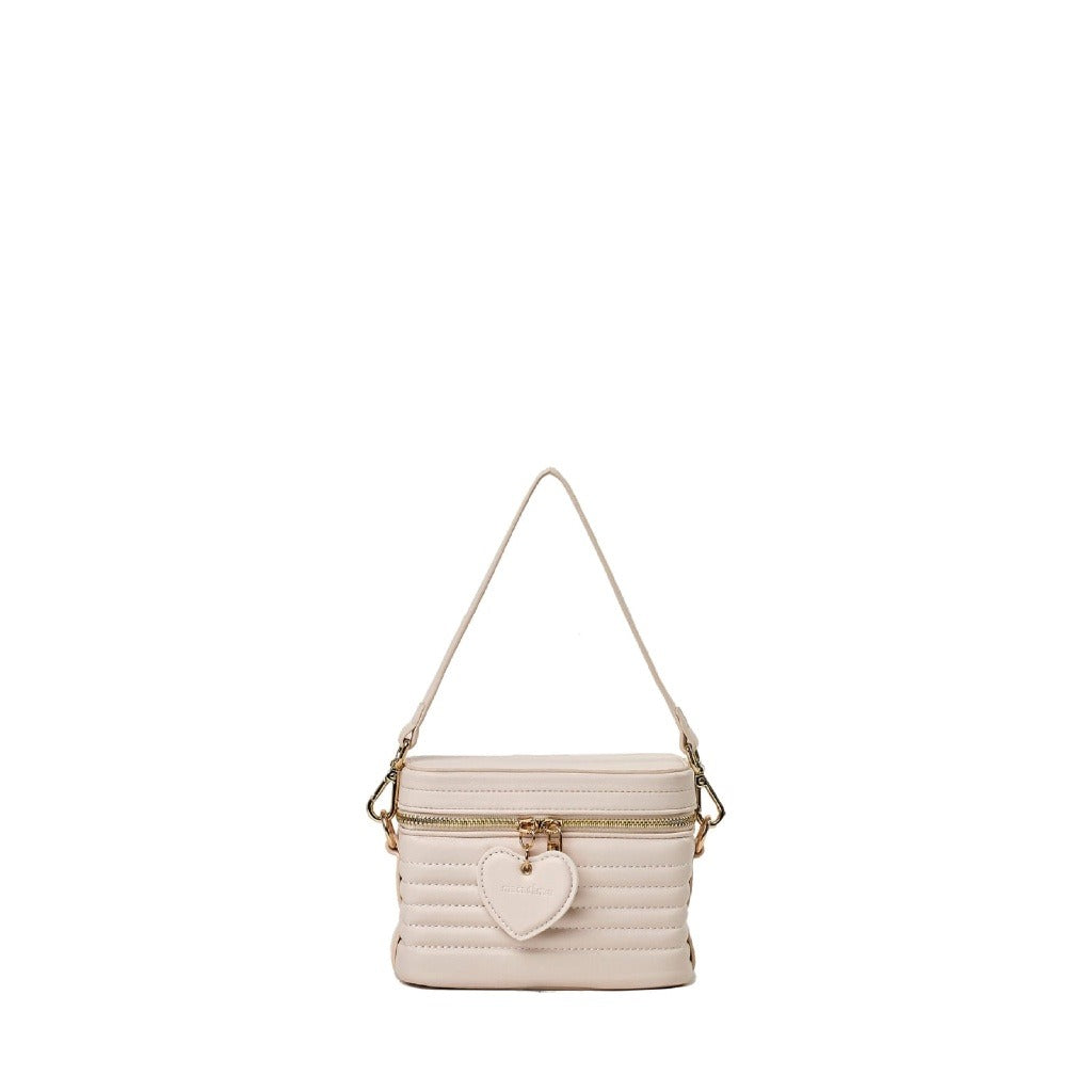 Bolsa Mini Bag Macadamia tiracolo modelo formato caixinha compacta OFF WHITE