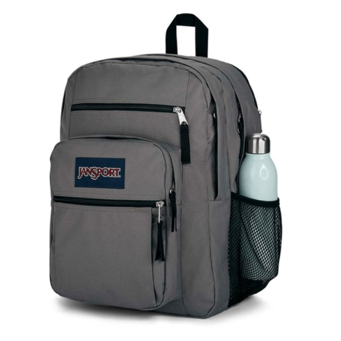 Mochila Jansport Big Student Grafite Cinza Poliester 600 Fios