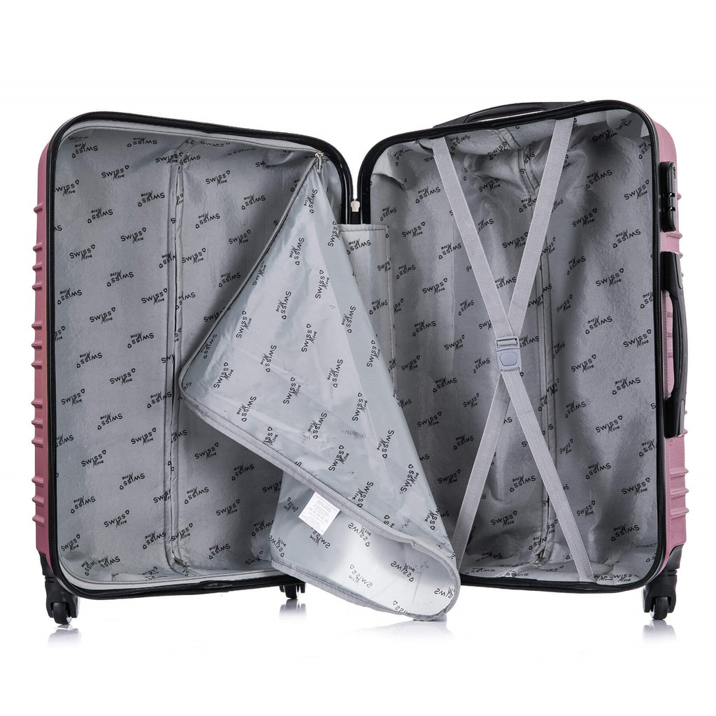 Conjunto de Maletas de Viaje PP, P y M Detroit Swiss Move – Rose