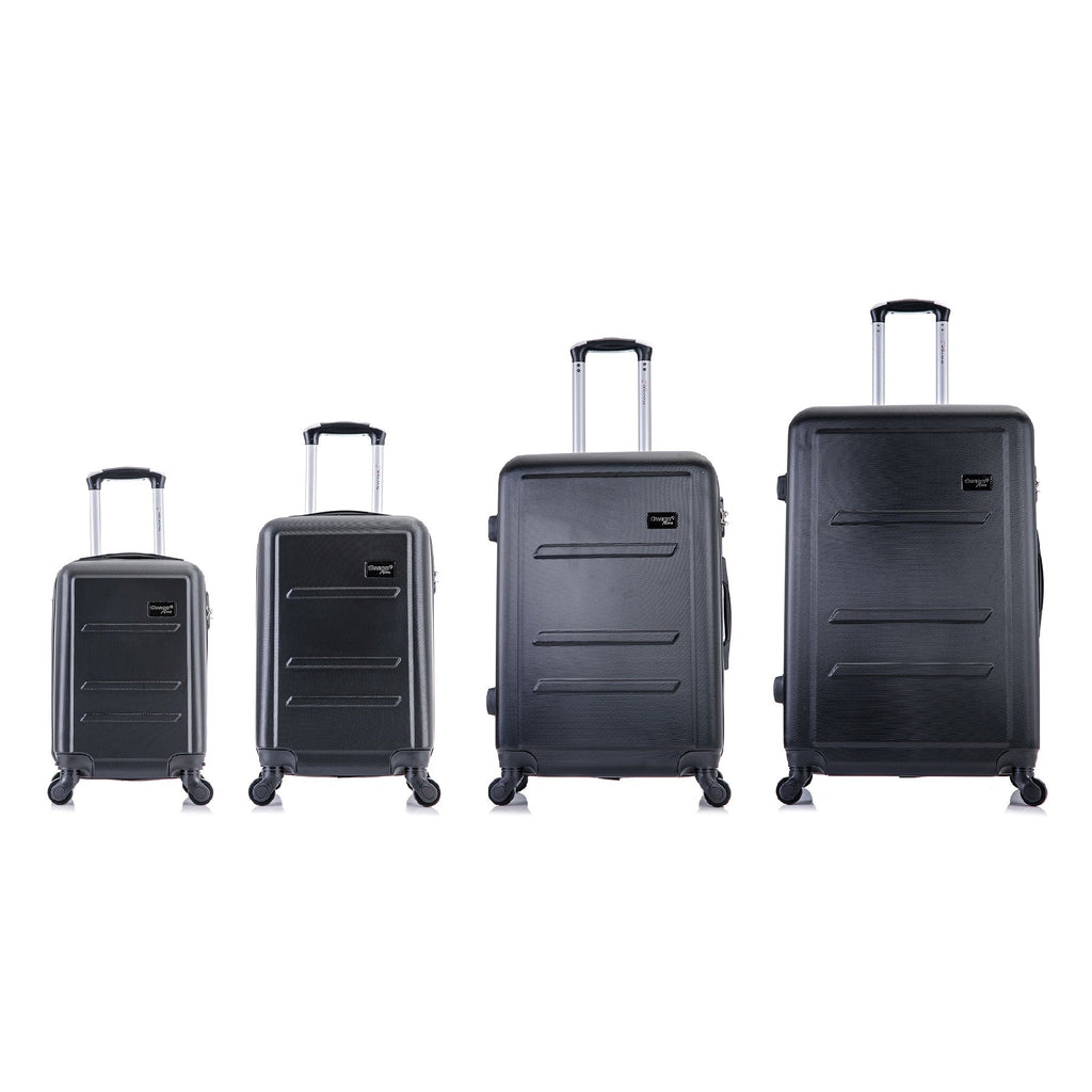 Conjunto de Maletas de Viaje PP, P, M y G Montreal  – Negra