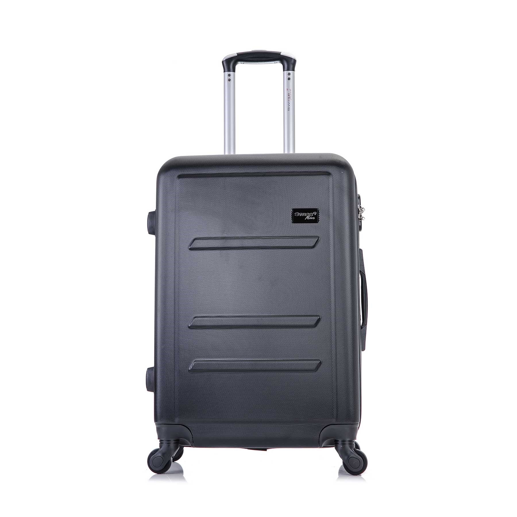 Conjunto de Maletas de Viaje PP, P, M y G Montreal Swiss Move – Negra