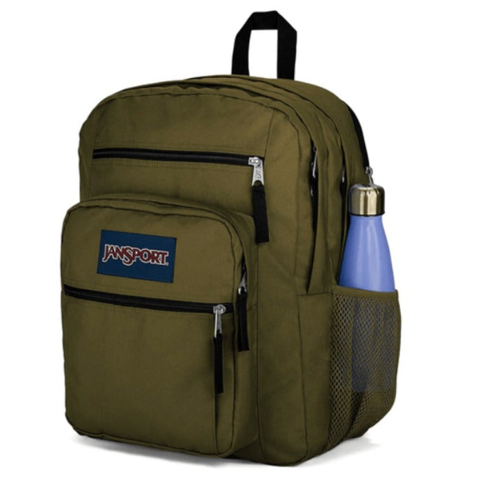 Mochila JanSport Big Student Army Green Poliéster 600 Hilos
