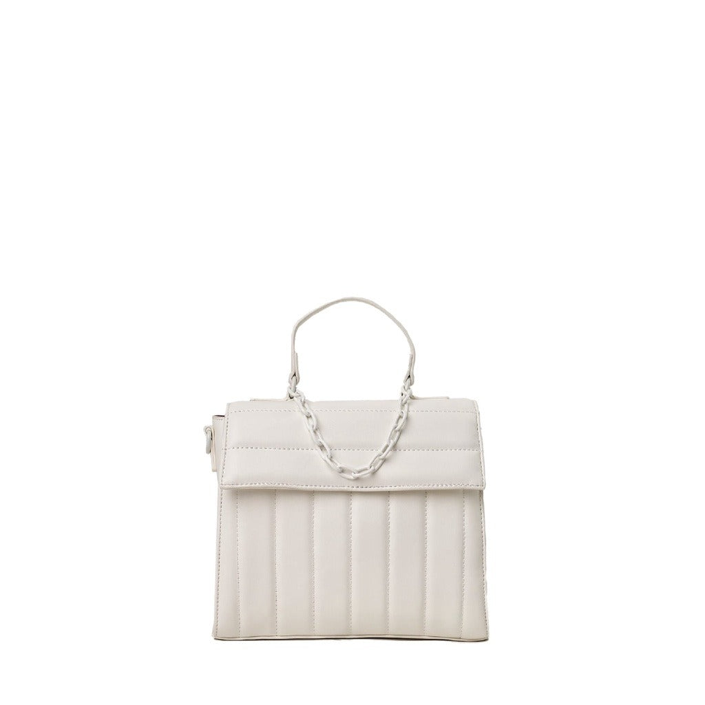 Bolsa Macadamia Matelasse Puffy BRANCO
