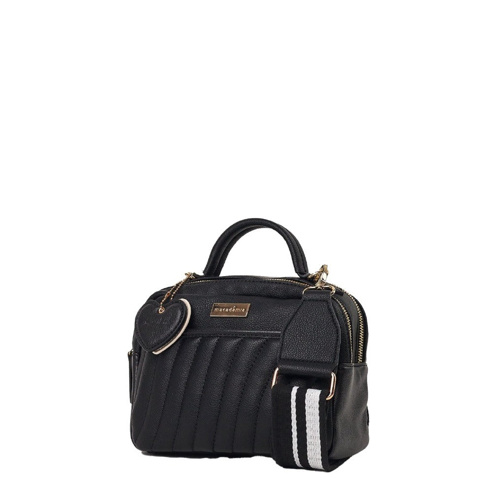 Bolsa tira colo Macadamia Preto