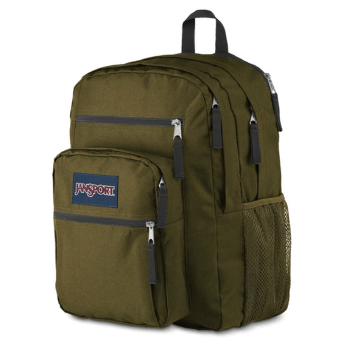 Mochila JanSport Big Student Army Green Poliéster 600 Hilos