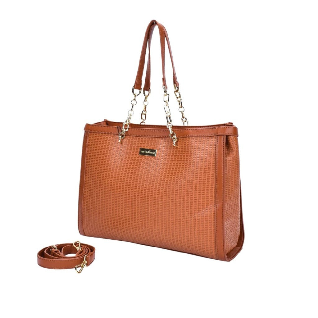 Bolsa Macadamia Tote Bag Caramelo