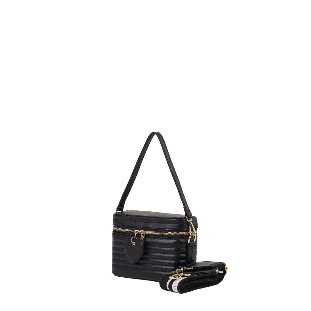 Bolsa Mini Bag Macadamia tiracolo modelo formato caixinha compacta PRETO