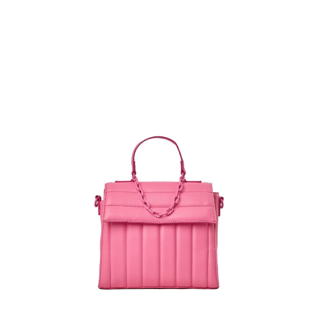 Bolsa Macadamia Matalasse Puffy PINK