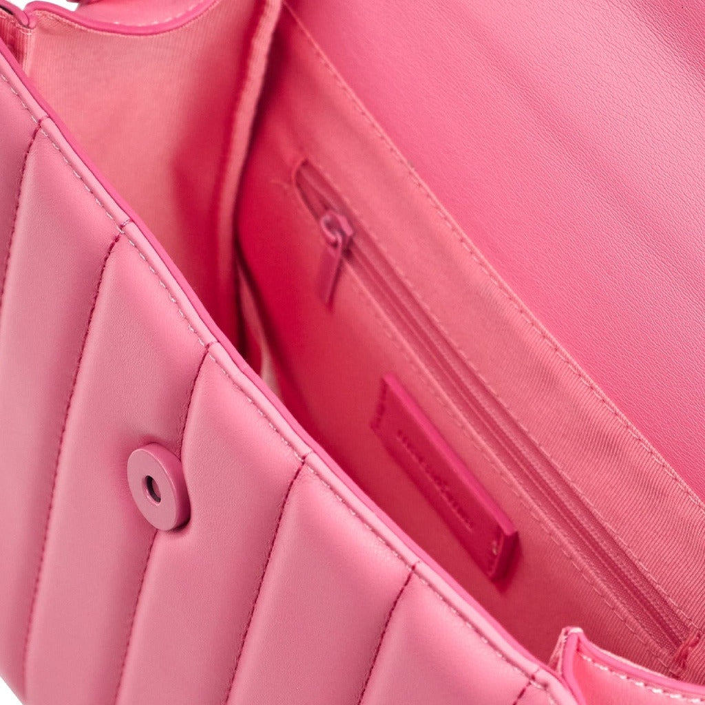 Bolsa Macadamia Matalasse Puffy PINK