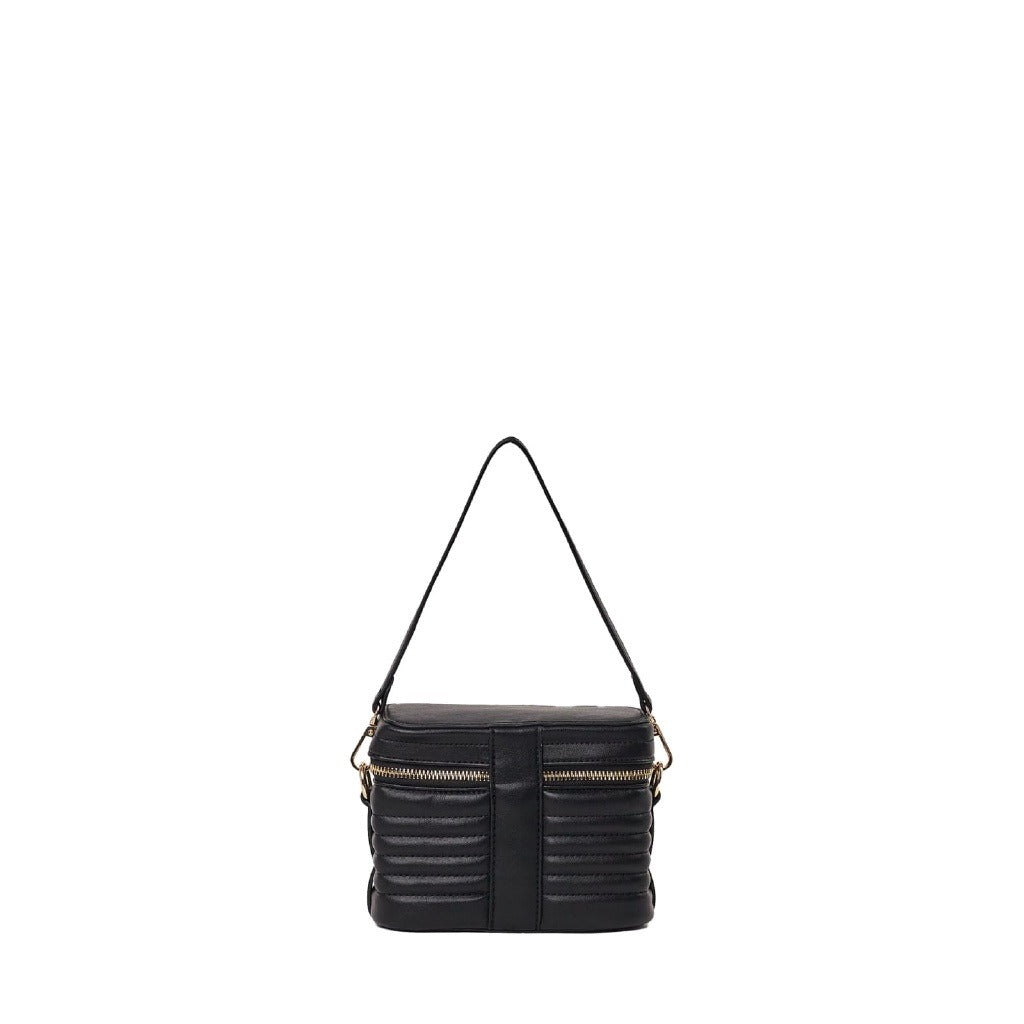 Bolsa Mini Bag Macadamia tiracolo modelo formato caixinha compacta PRETO