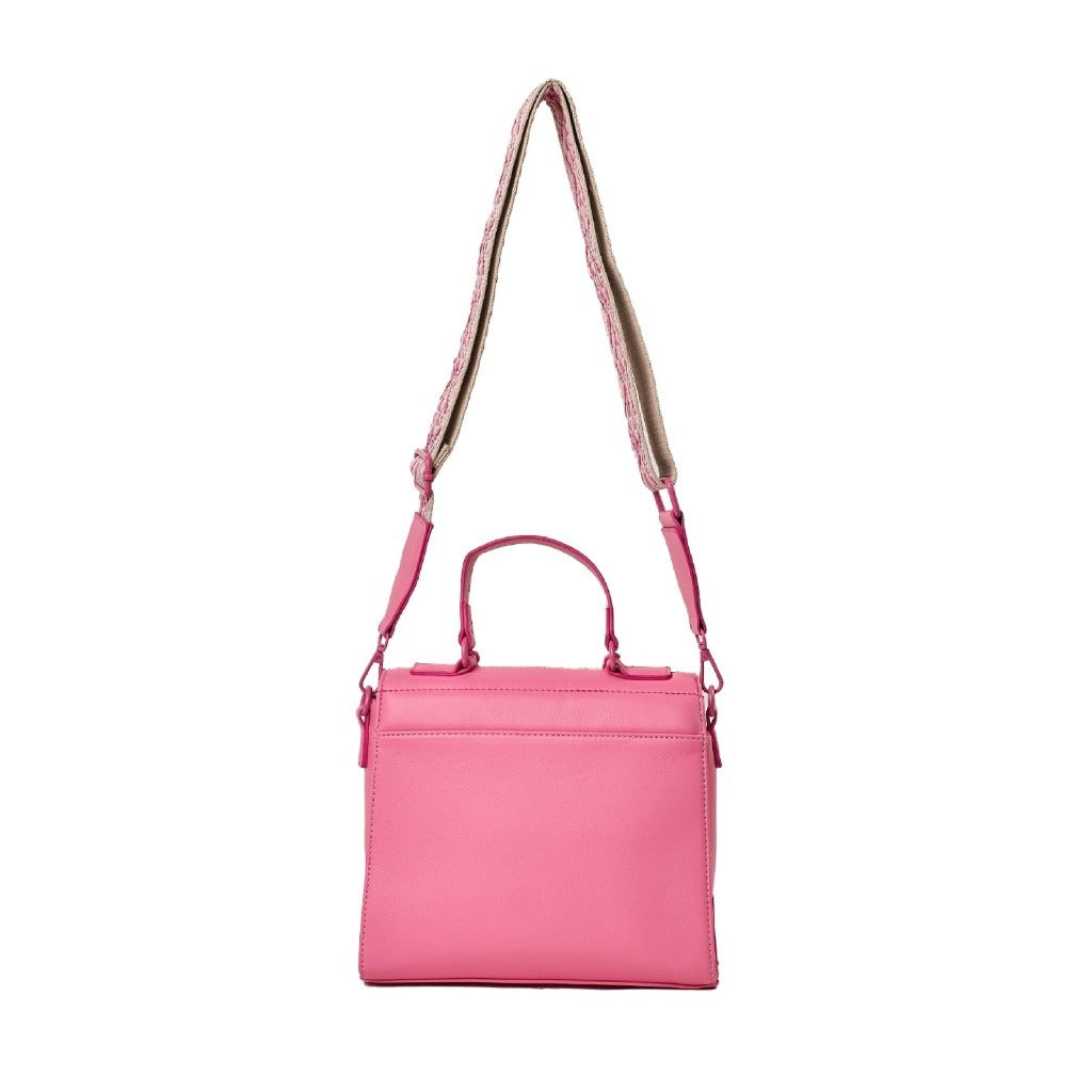 Bolsa Macadamia Matalasse Puffy PINK