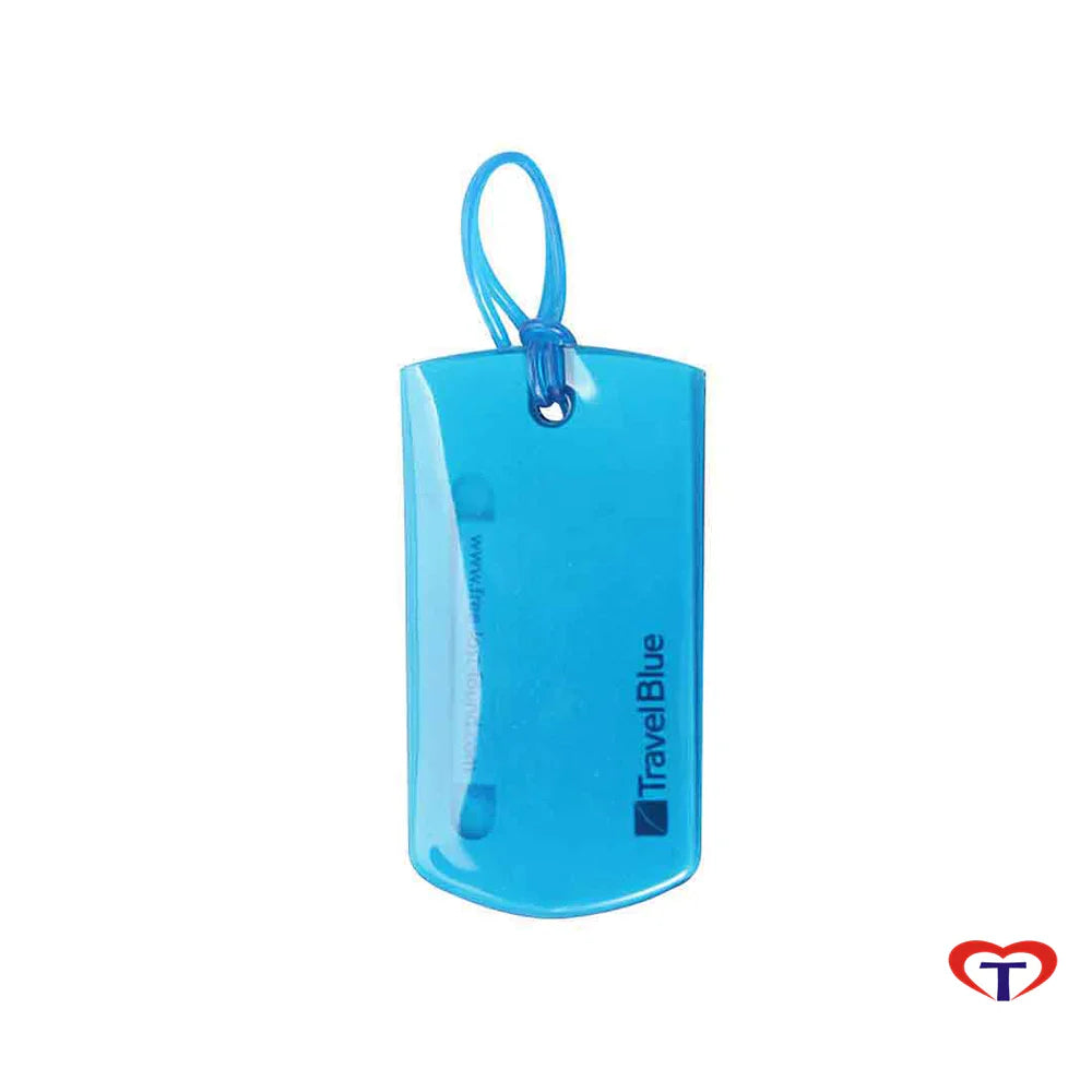 Etiqueta Travel Blue para Identificación de Equipaje