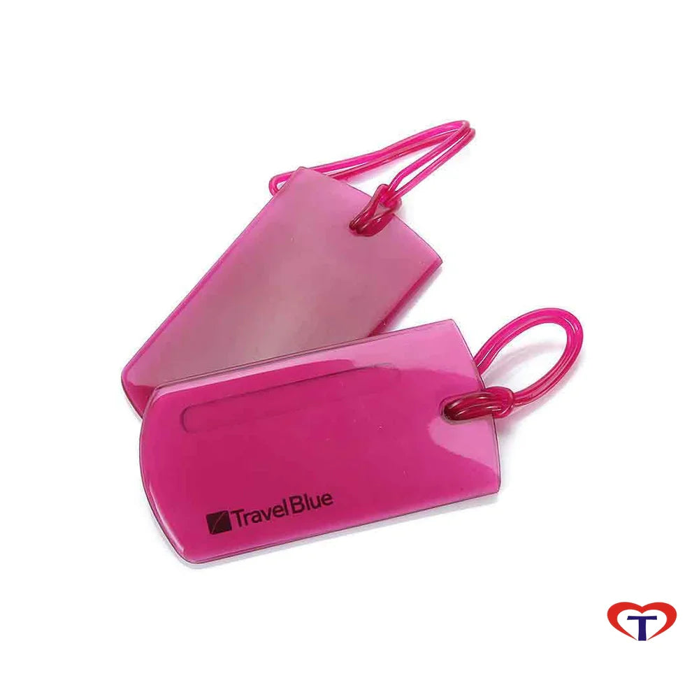 Etiqueta Travel Blue para Identificación de Equipaje