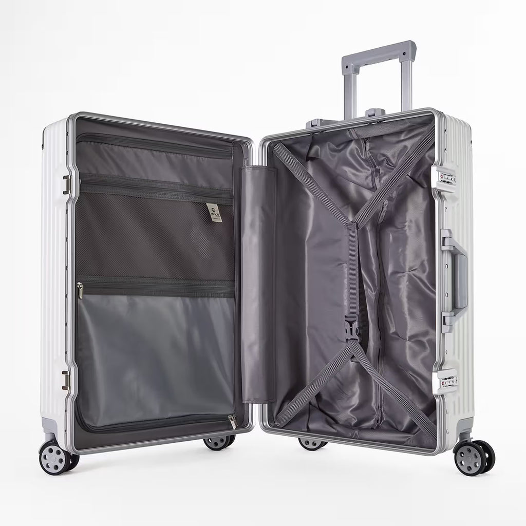 Kit de Viagem com 3 Peças Policarbonato ABS Noruega Maloa Branco