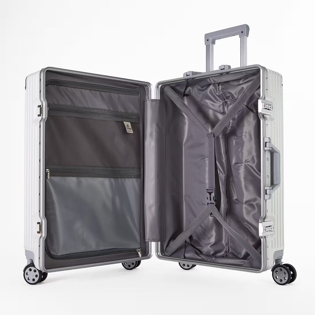 Kit de Viagem com 3 Peças Policarbonato ABS Noruega Maloa Branco