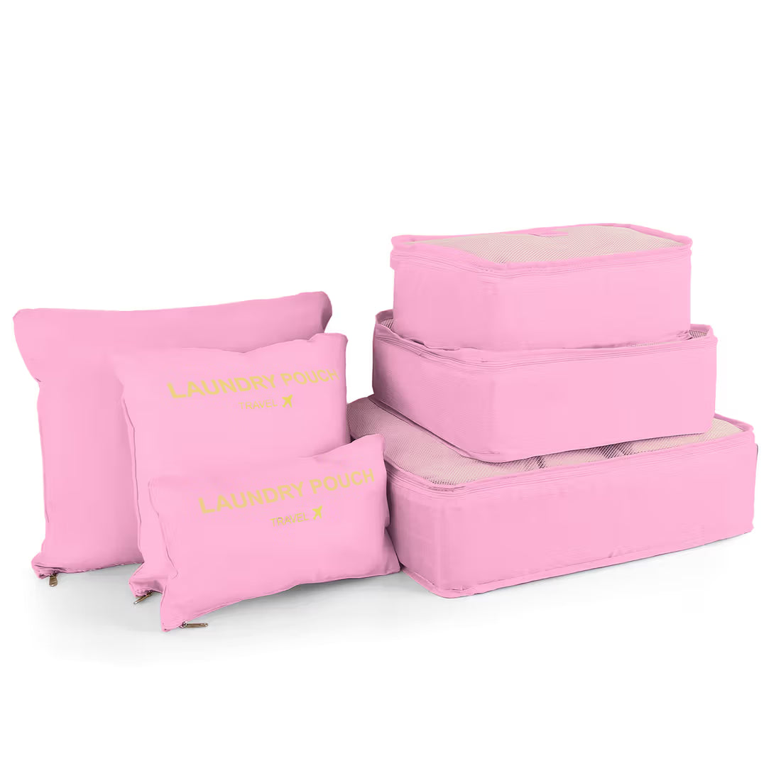 Kit Organizador de Mala 6 Peças Laundry Pouch