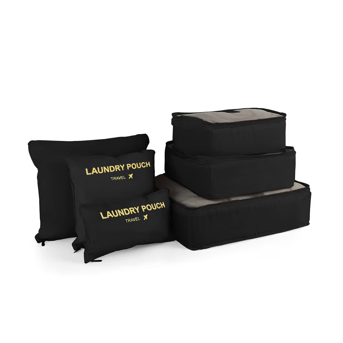 Kit Organizador de Mala 6 Peças Laundry Pouch