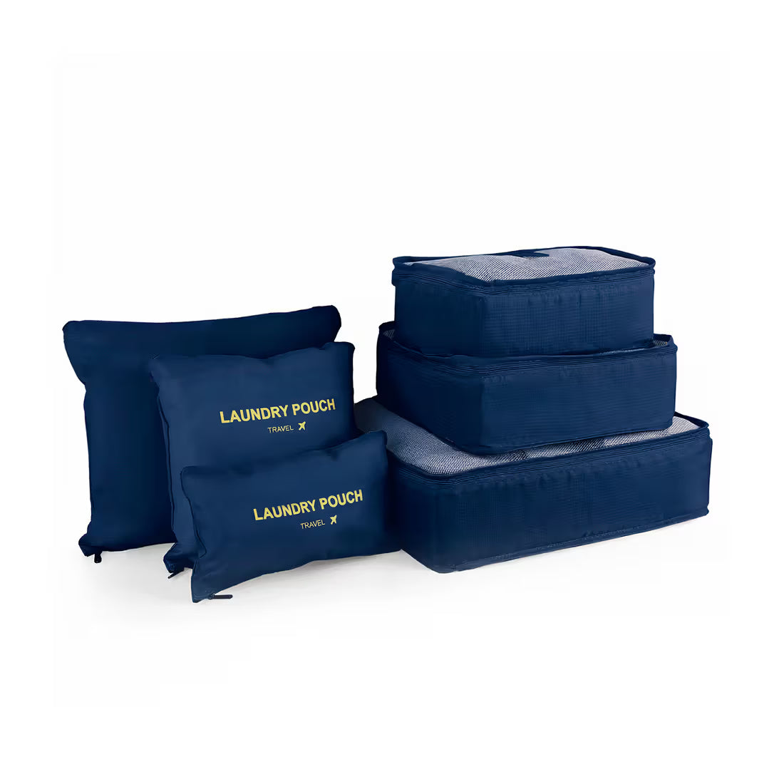 Kit Organizador de Mala 6 Peças Laundry Pouch