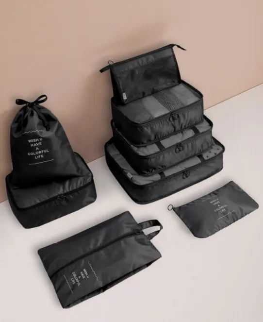 Kit Organizador de Maleta de 8 Piezas con Cinta