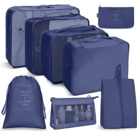 Kit Organizador de Maleta de 8 Piezas con Cinta