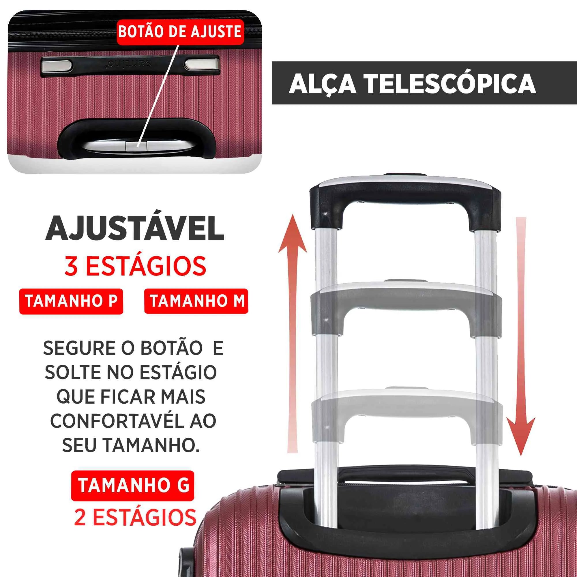 Maleta de Cabina Geometric 4 Ruedas 360° Santino