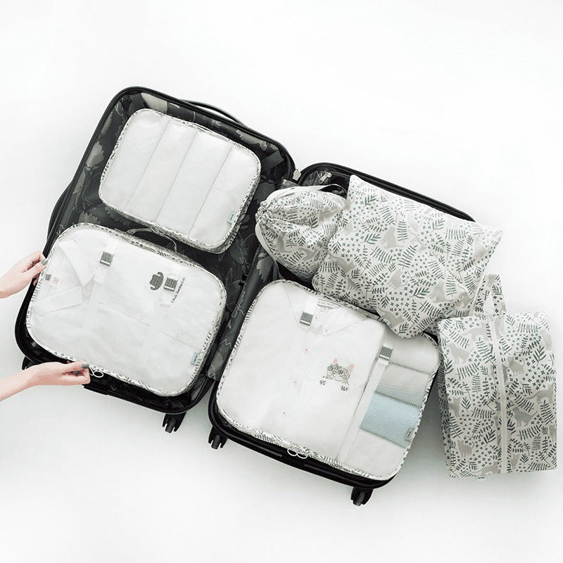 Kit de 7 Bolsas Organizadoras para Maleta de Viaje