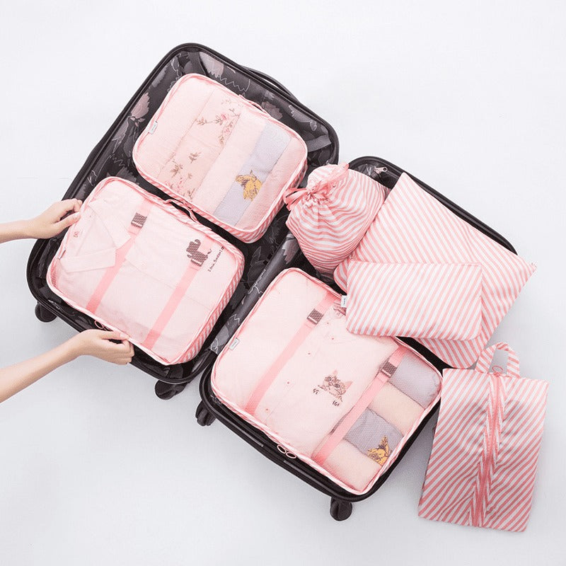 Kit de 7 Bolsas Organizadoras para Maleta de Viaje