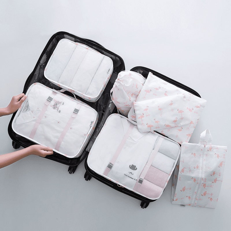 Kit de 7 Bolsas Organizadoras para Maleta de Viaje