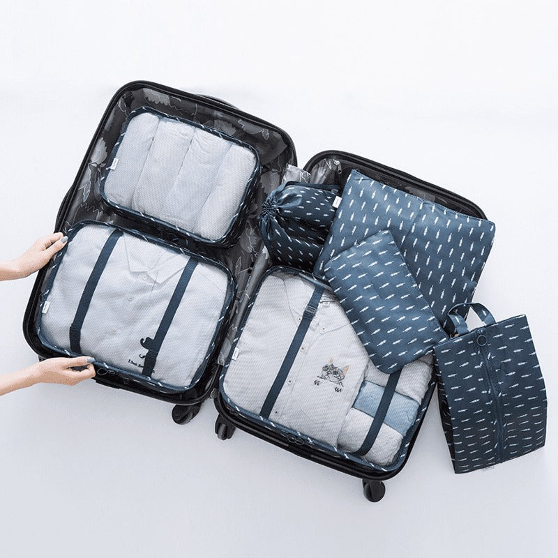 Kit de 7 Bolsas Organizadoras para Maleta de Viaje
