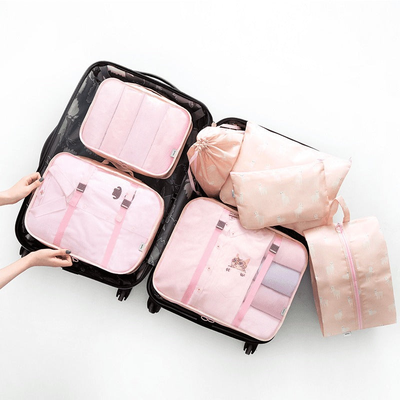 Kit de 7 Bolsas Organizadoras para Maleta de Viaje